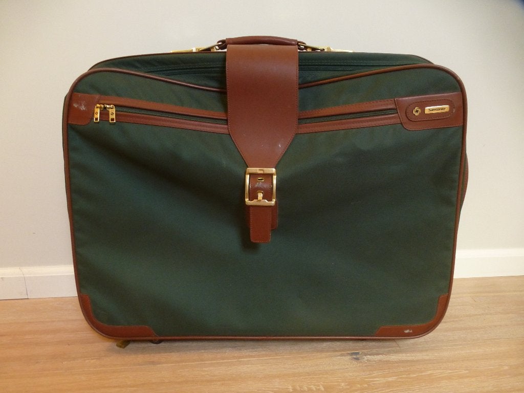 vieille grande valise à bagages samsonite, Plastique souple, Enlèvement, Utilisé, 60 à 70 cm