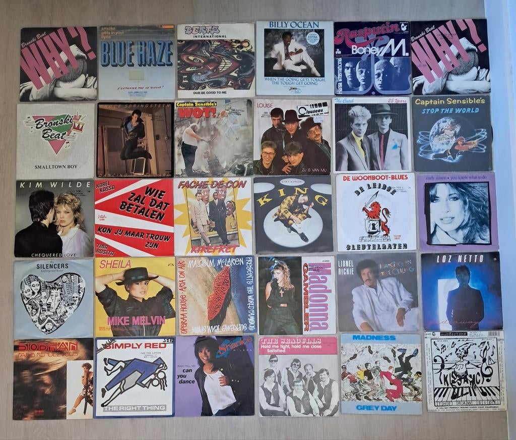200 singles vinyl, Enlèvement