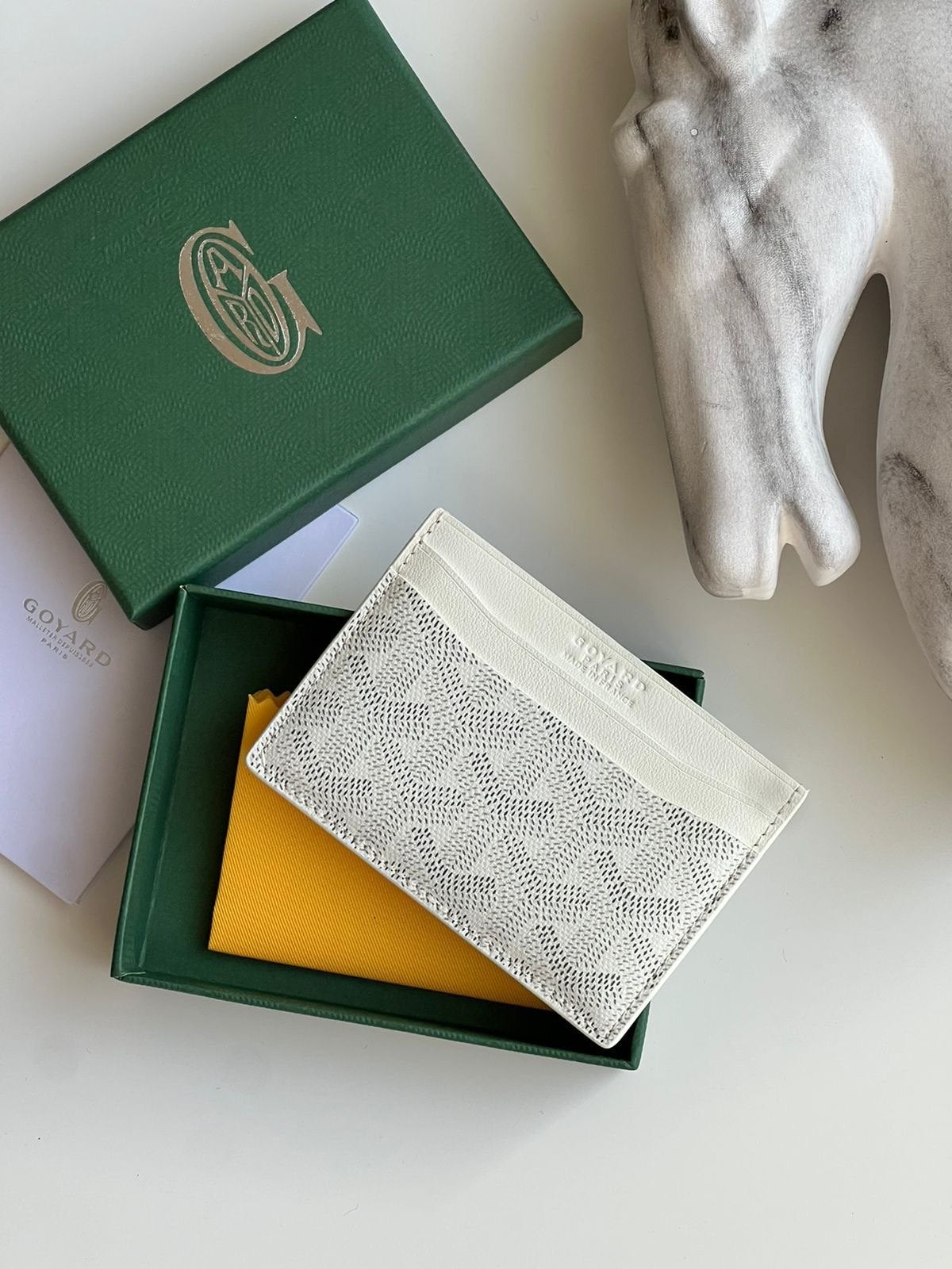 White goyard wallet, Overige merken, Verzenden, Wit, Nieuw