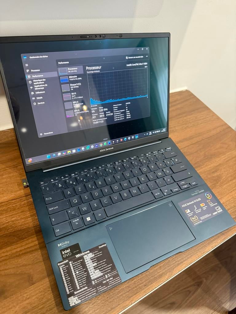 ASUS Zenbook 14 OLED | Ultra 9/32 GB/1 TB, Computers en Software, Windows Laptops, Zo goed als nieuw, 14 inch, SSD, 2 tot 3 Ghz