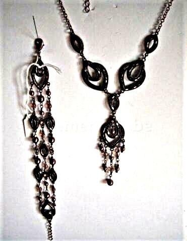 AVON : ensemble collier + bracelet, Enlèvement ou Envoi, Neuf, Brun