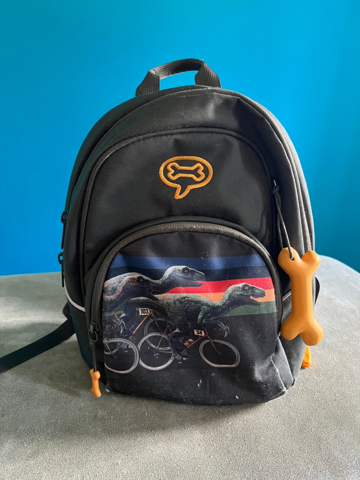 Stones and bones rugzak Dino, Handtassen en Accessoires, Tassen | Schooltassen, Ophalen, Zo goed als nieuw
