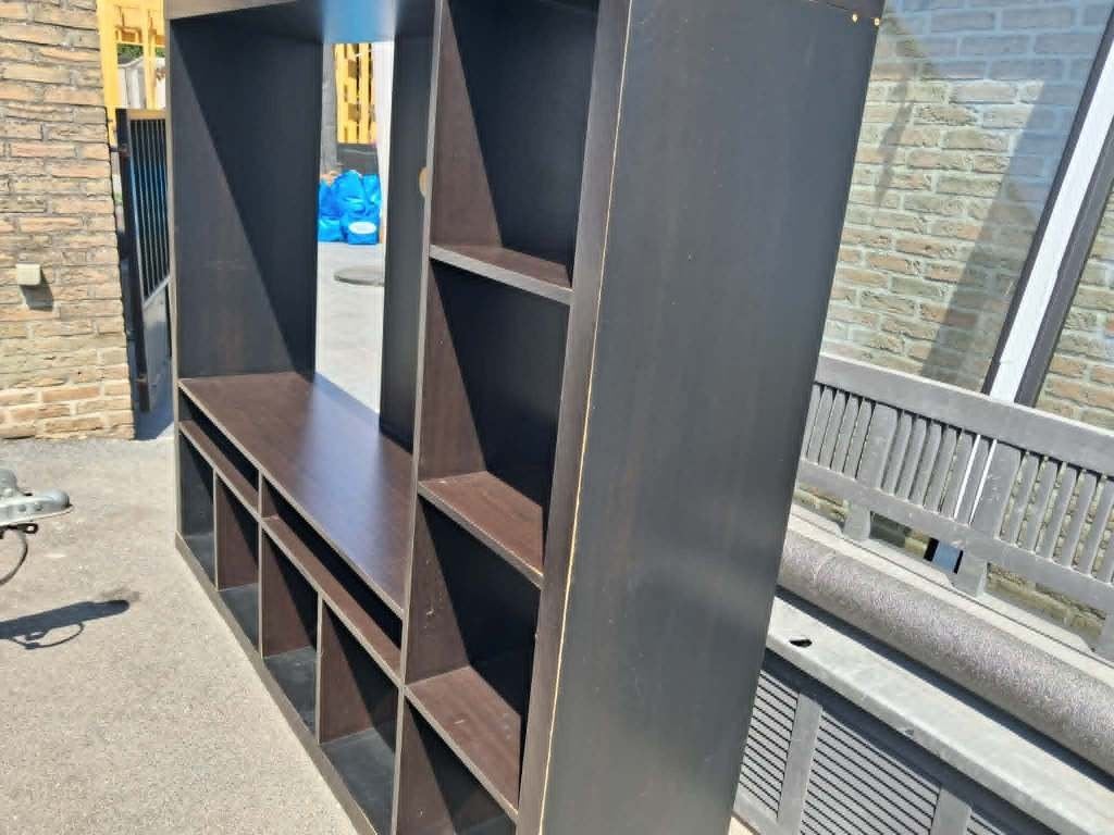 Kast ikea donkerbruin, Huis en Inrichting, Ophalen, Gebruikt