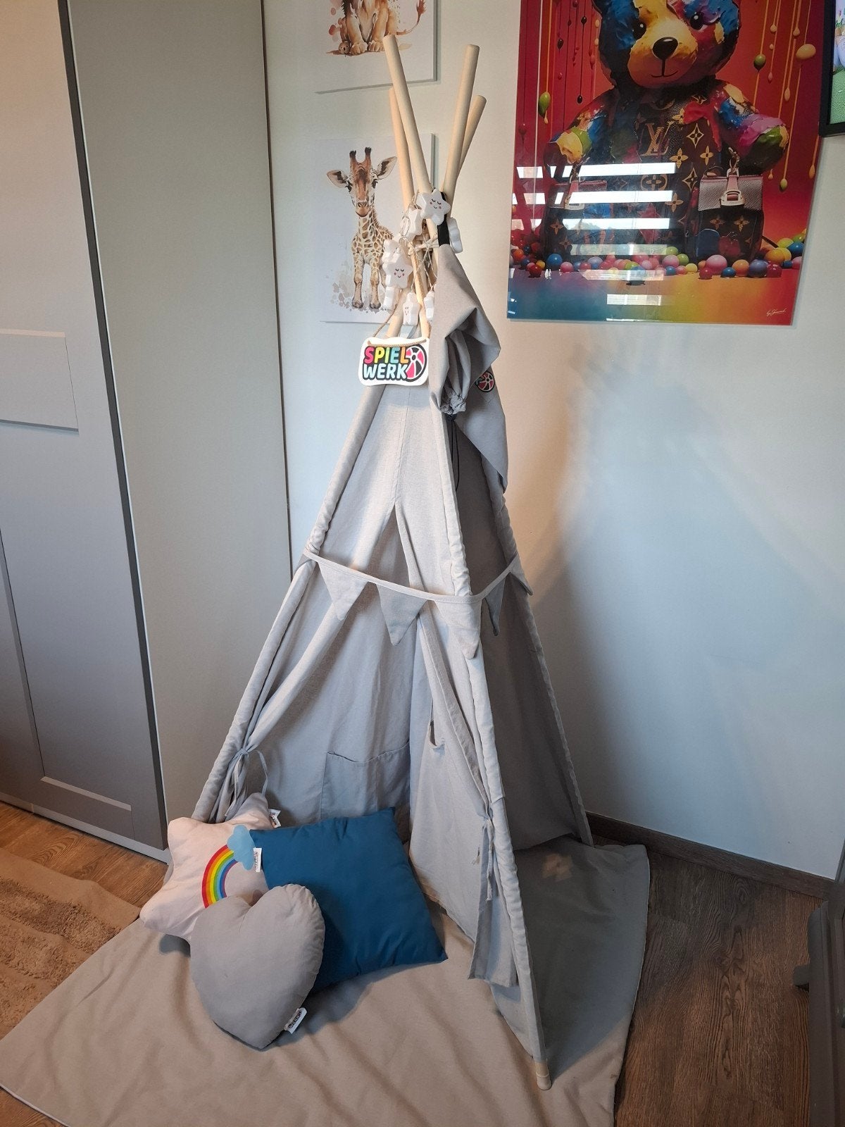 spielwerk tipi tent, Kinderen en Baby's, Ophalen, Gebruikt