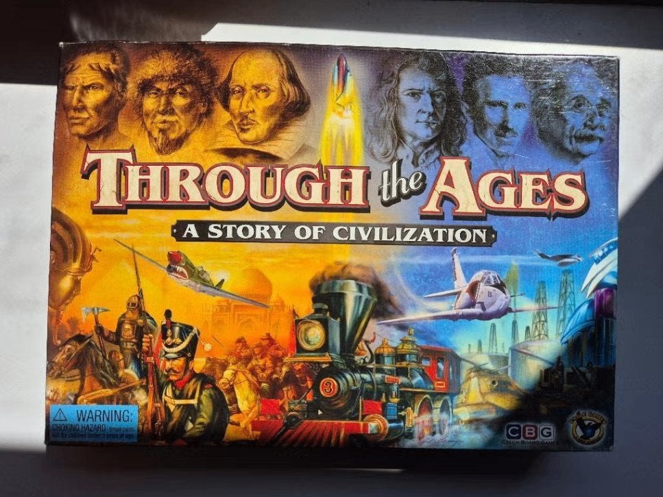 Through the Ages: A Story of Civilization, Hobby en Vrije tijd, Een of twee spelers, Ophalen of Verzenden, Zo goed als nieuw, Eagle Games