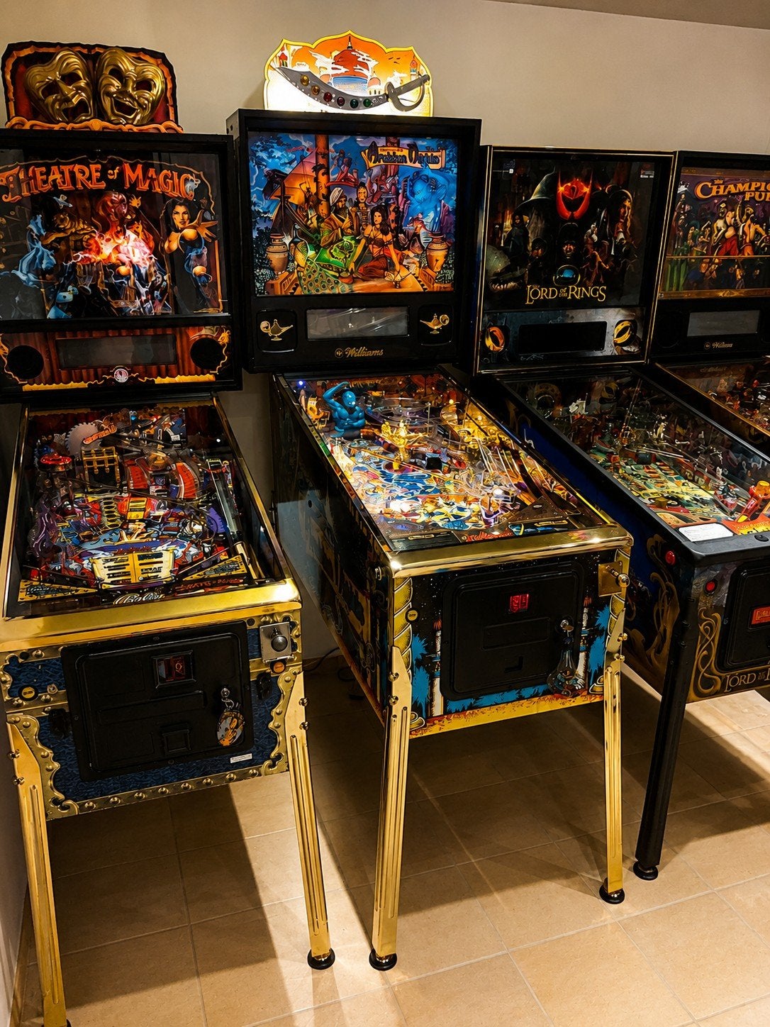Totan GOLD flipperkast, Enlèvement, Flipper (jeu)
