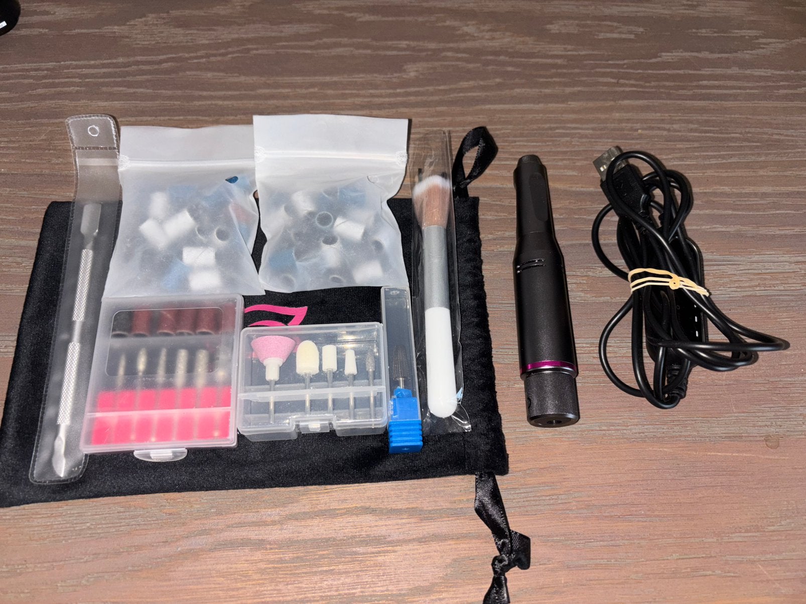 Elektrische nagelvijl set, Ophalen of Verzenden, Zo goed als nieuw