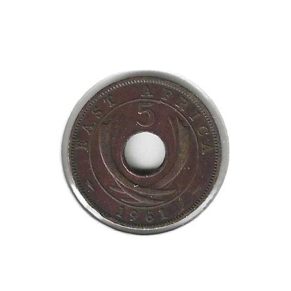 Oost-Afrika, 5 Cents 1961 H., Postzegels en Munten, Ophalen of Verzenden, Overige landen, Losse munt