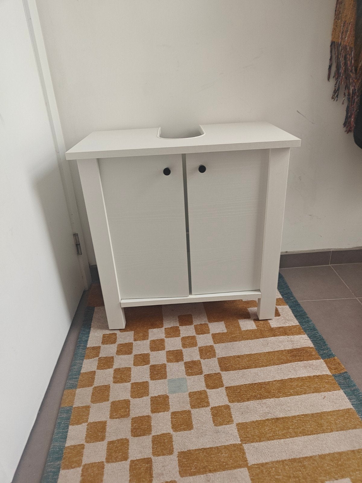 Klein wit opberg meubel ideaal voor onder een wastafel, Maison & Meubles, 25 à 50 cm, Moins de 100 cm, Meuble lavabo, Enlèvement