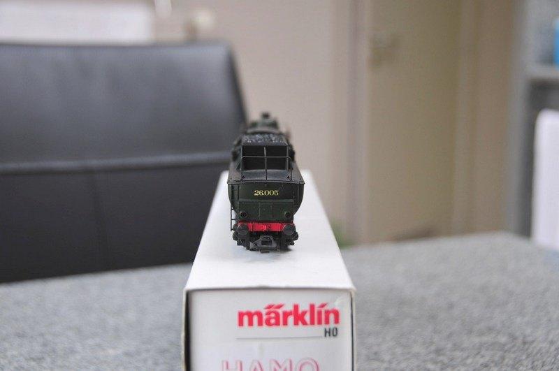 Märklin - Hamo gelijkstroom stoomlocomotief Belgisch type 26, Hobby en Vrije tijd, Nieuw, Ophalen of Verzenden, Märklin, Gelijkstroom