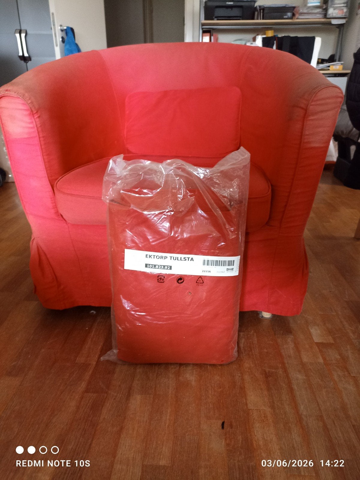 Fauteuils Ikea Ektorp Tullsta, Enlèvement