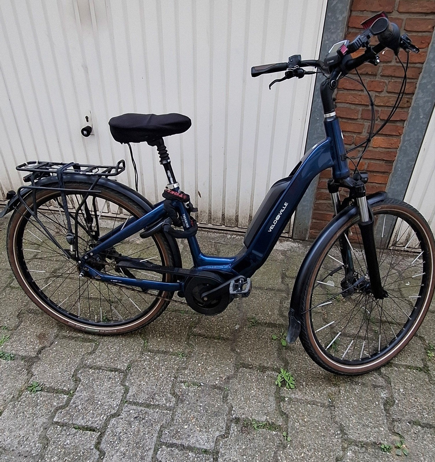 Elektrische fiets te koop merk vélo de ville.
middenmotor Bo, Fietsen en Brommers, Ophalen, Zo goed als nieuw, 50 km per accu of meer