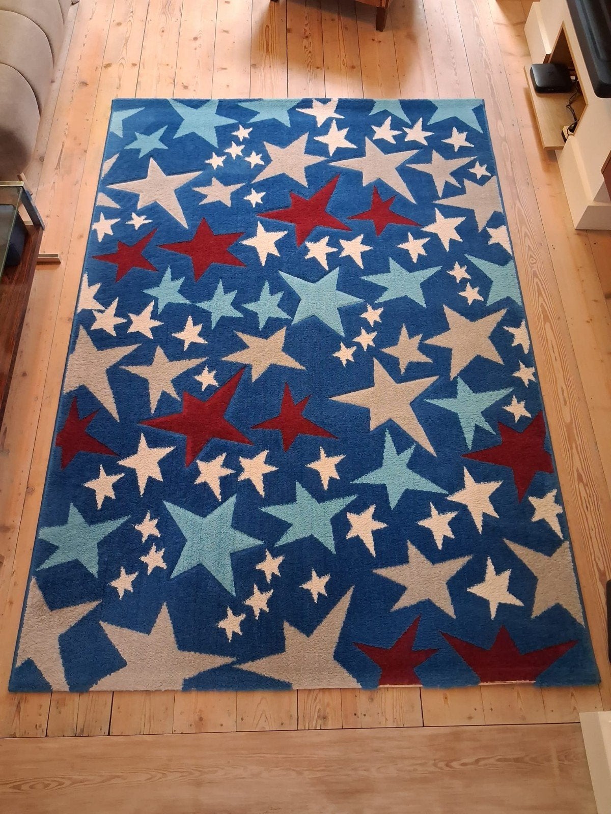 Tapijt kinderkamer, Blauw, Ophalen, Gebruikt, Draadloos