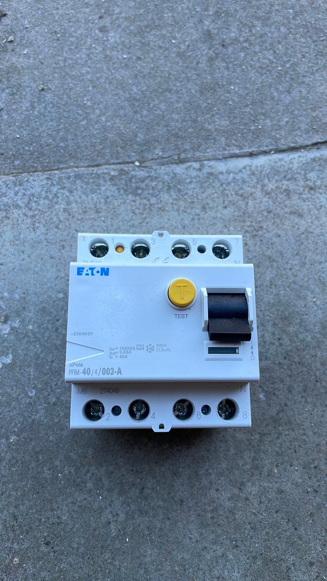 Differentieel eaton 40a 0,03a, Bricolage & Construction, Électricité & Câbles, Enlèvement ou Envoi, Eaton
