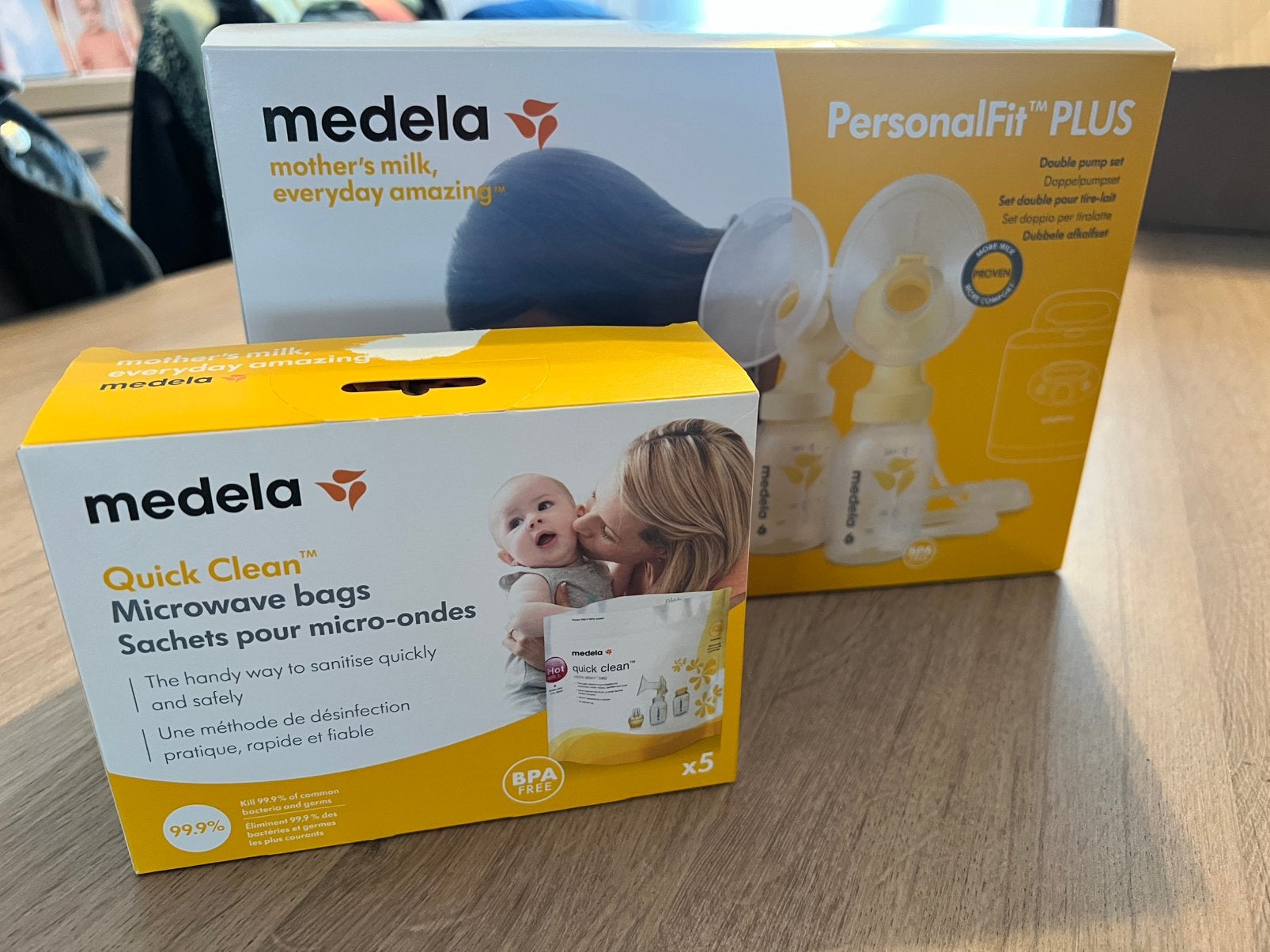 Medela dubbele afkolfset PersonalFit PLUS 24mm, Ophalen, Nieuw, Borstkolf