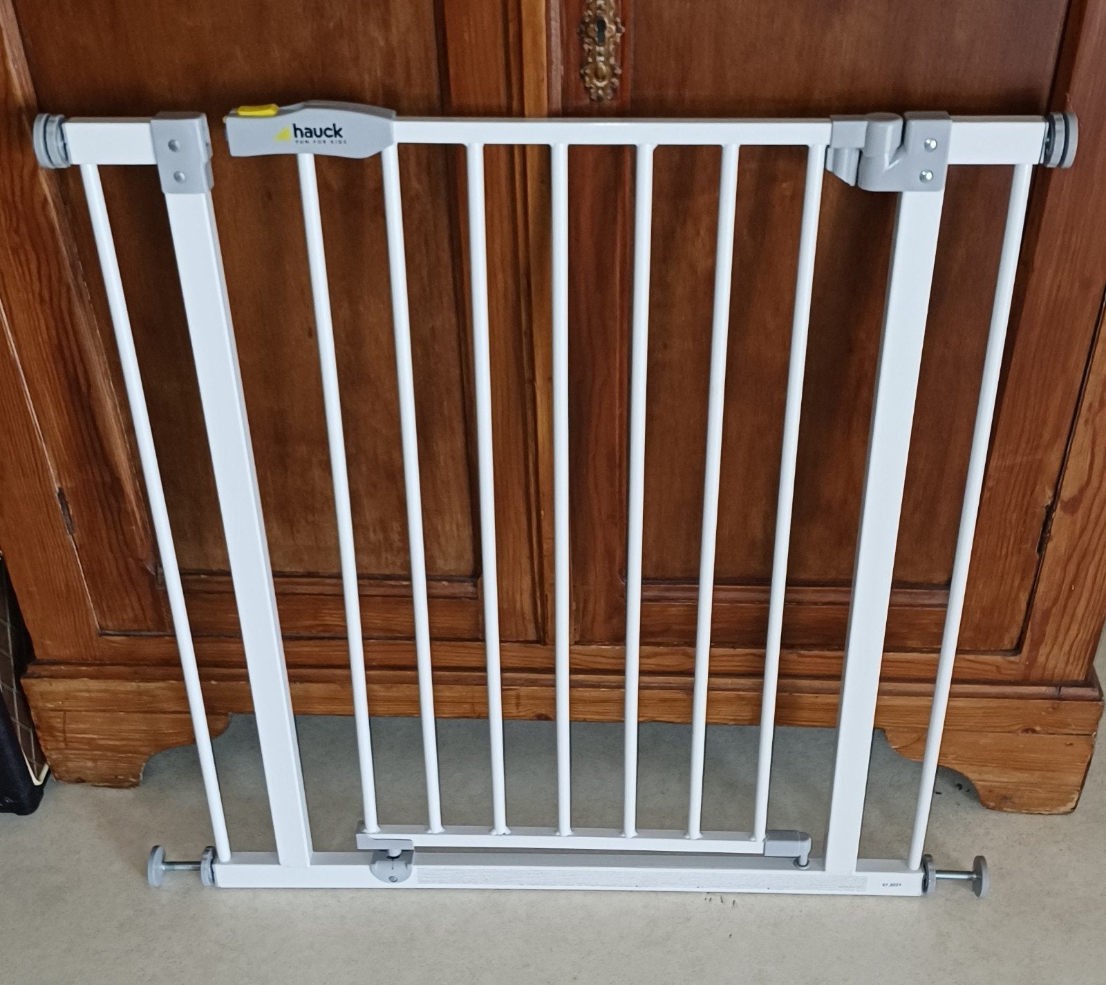 Porte d'escalier comme neuve, Barrière de sécurité, Enlèvement ou Envoi, Aluminium, Comme neuf