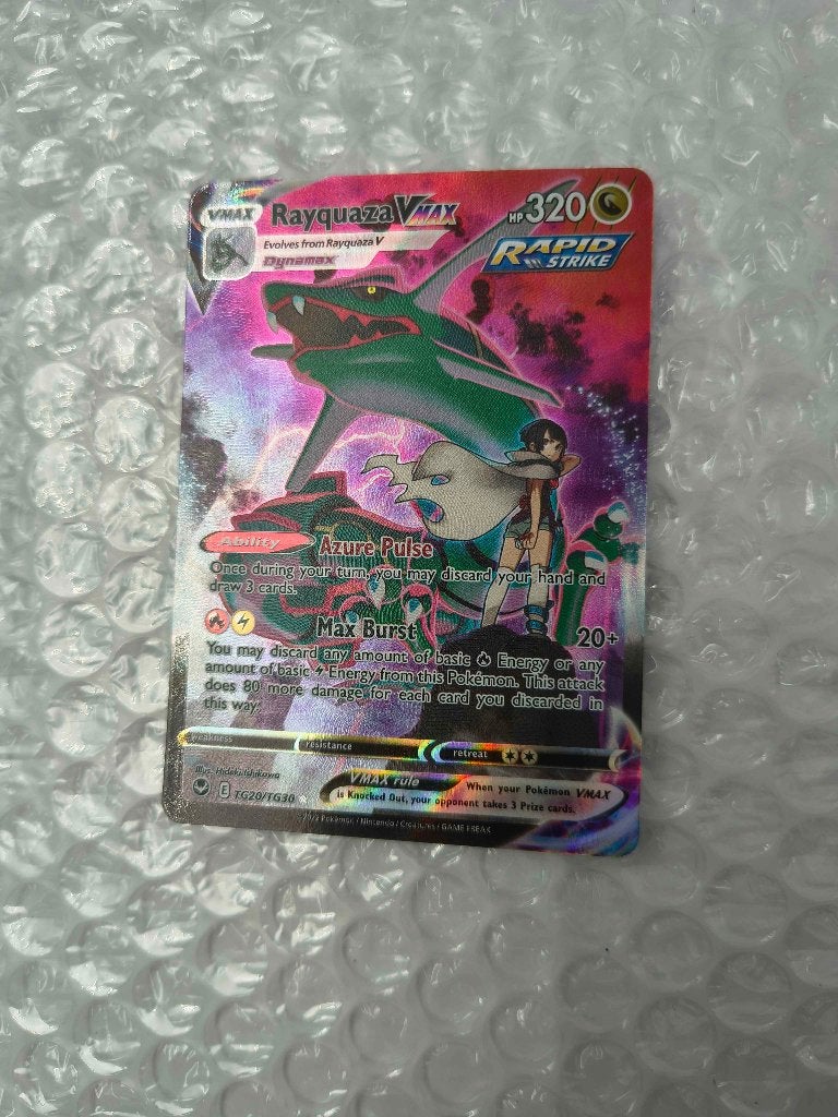 Pokémon Rayquaza VMAX TG20, Enlèvement ou Envoi, Neuf, Cartes en vrac, Foil