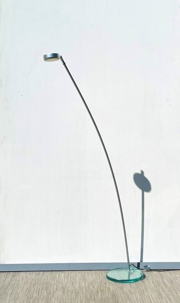 Lampe de sol - liseuse style contemporain, Enlèvement ou Envoi, Utilisé, Métal, Moderne