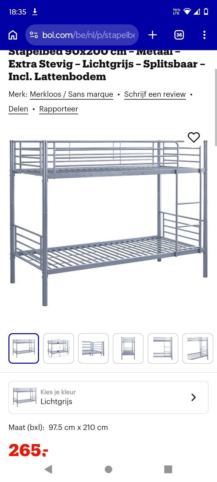 stapelbed, Huis en Inrichting, Slaapkamer | Stapelbedden en Hoogslapers, Ophalen, Stapelbed