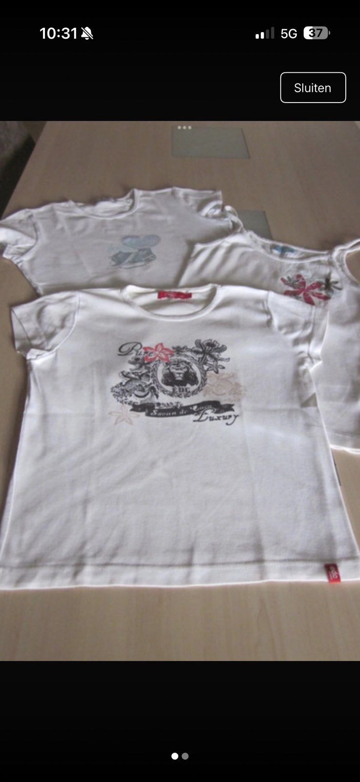 3 t-shirts wit, Ophalen of Verzenden, Zo goed als nieuw