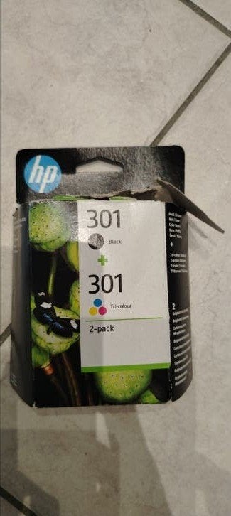 Lot de 2 cartouches hp301 _vides_., Informatique & Logiciels, Enlèvement ou Envoi, Cartridge, HP 301