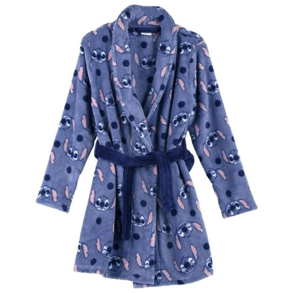 Stitch fleece Badjas - Disney - Maat 110 - 116, Neuf, Vêtements de nuit ou Sous-vêtements, Fille, Stitch