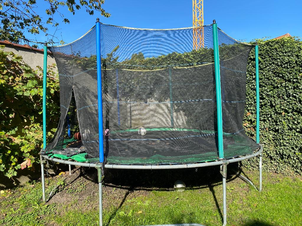 Trampoline diam 396 cm, Kinderen en Baby's, Speelgoed | Buiten | Trampolines, Ophalen, Gebruikt