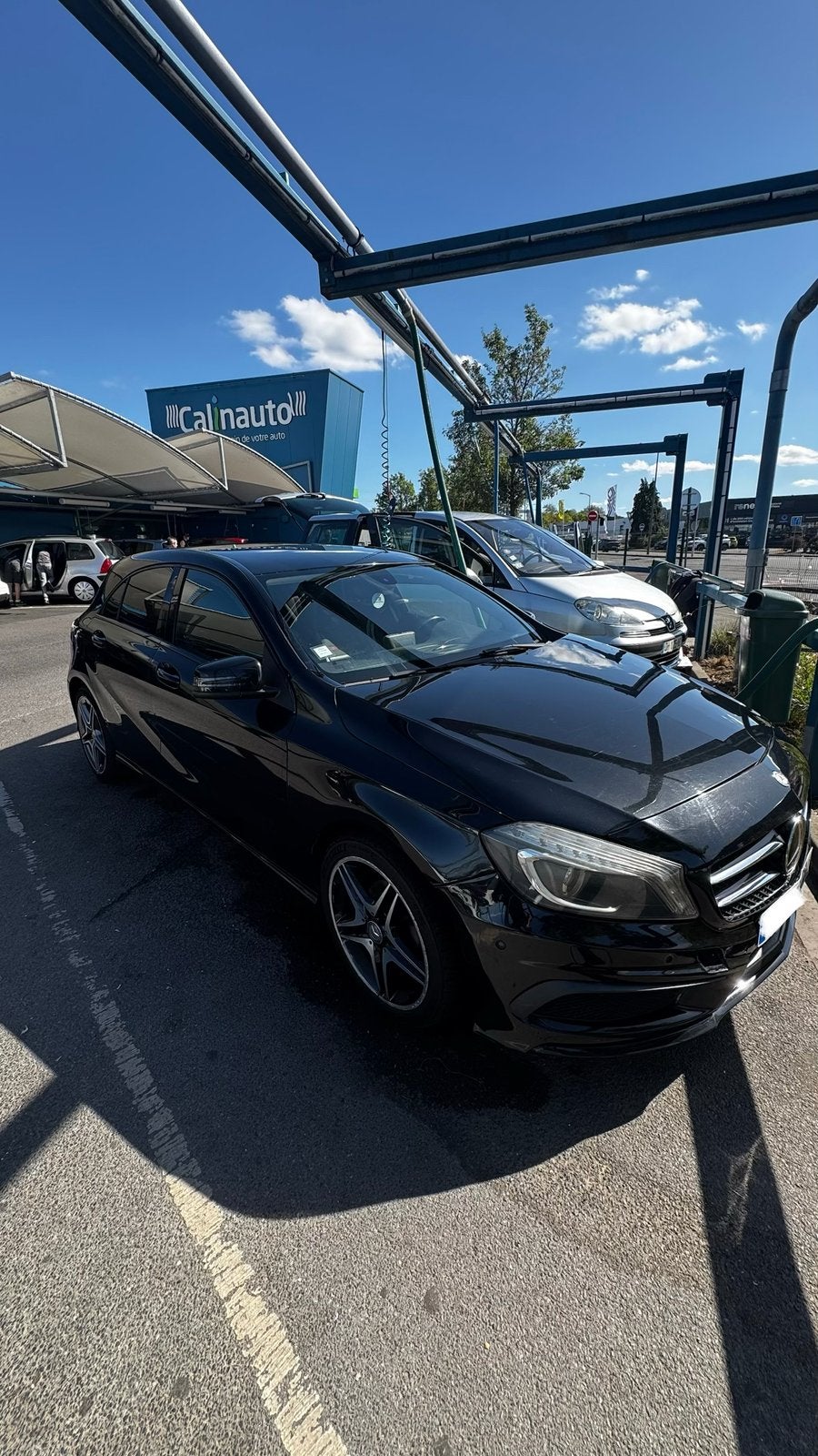 Mercedes classe A 180d, Auto's, Mercedes-Benz, Leder en Stof, Zwart, Diesel, Particulier