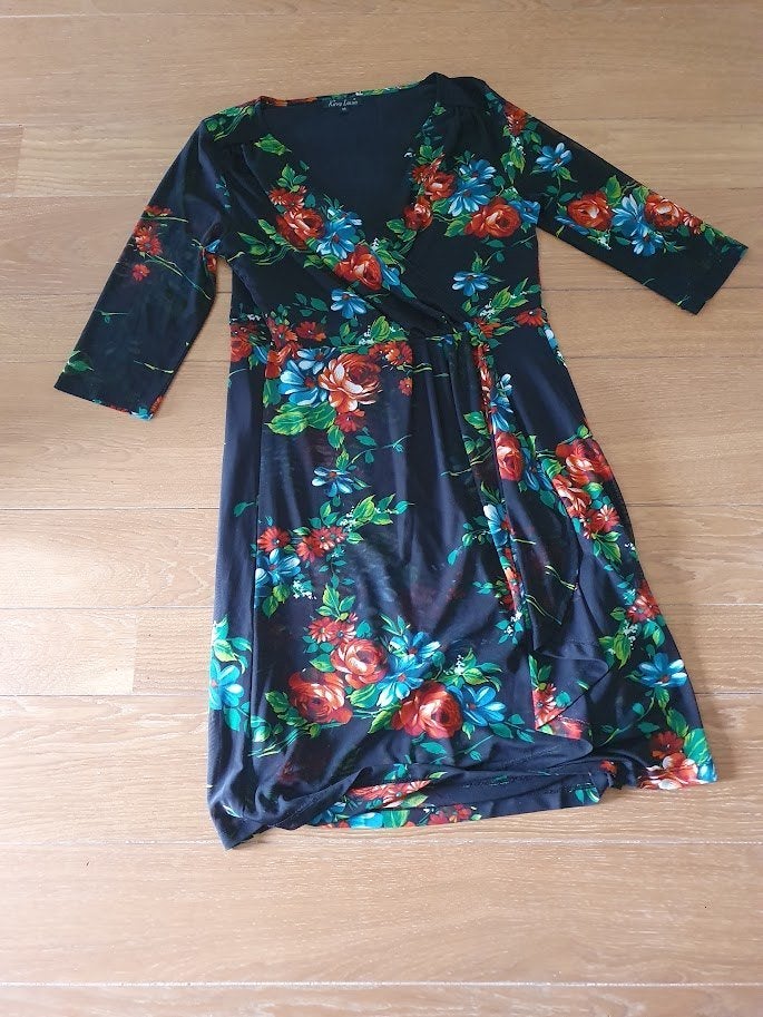 Zwart kleedje King Louie Medium, Kleding | Dames, Maat 38/40 (M), Zwart, Ophalen of Verzenden, Zo goed als nieuw