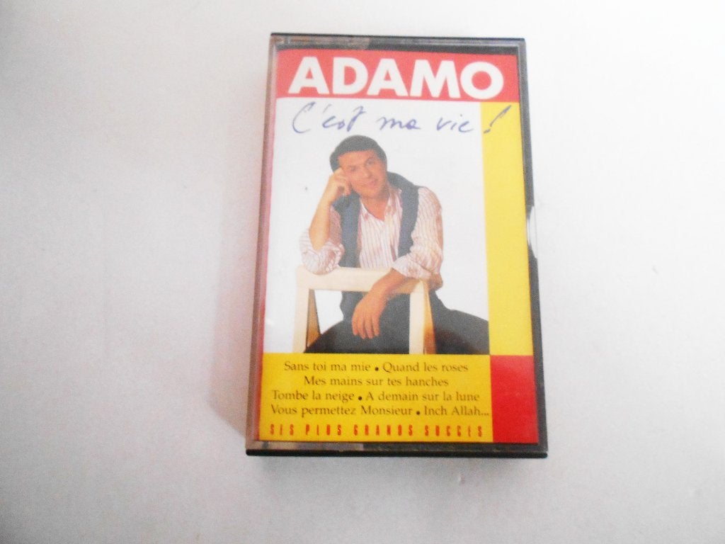 ancienne cassette audio Adamo " C'est ma vie ", Enlèvement ou Envoi, Originale, Comme neuf, Autres genres