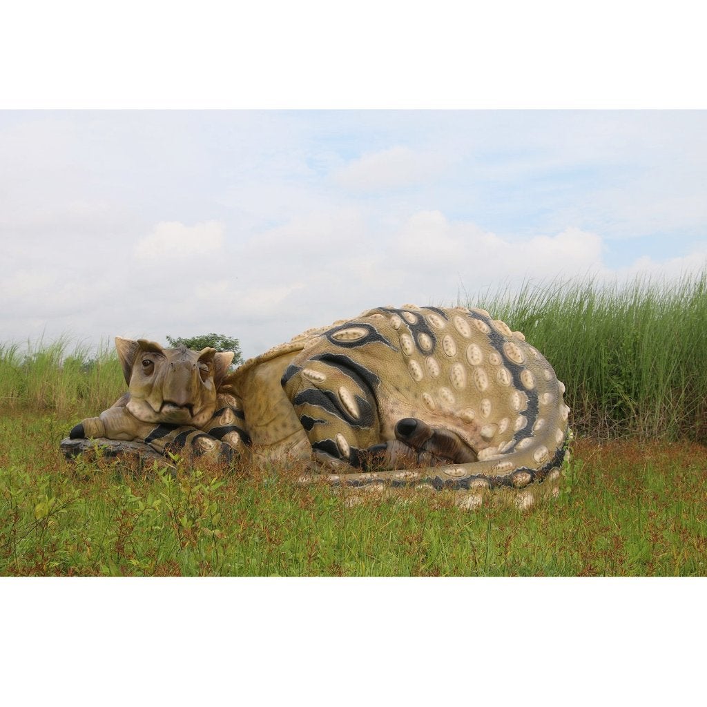 Sleeping Ankylosaurus – Dinosaurus beeld Lengte 367 cm, Ophalen, Nieuw