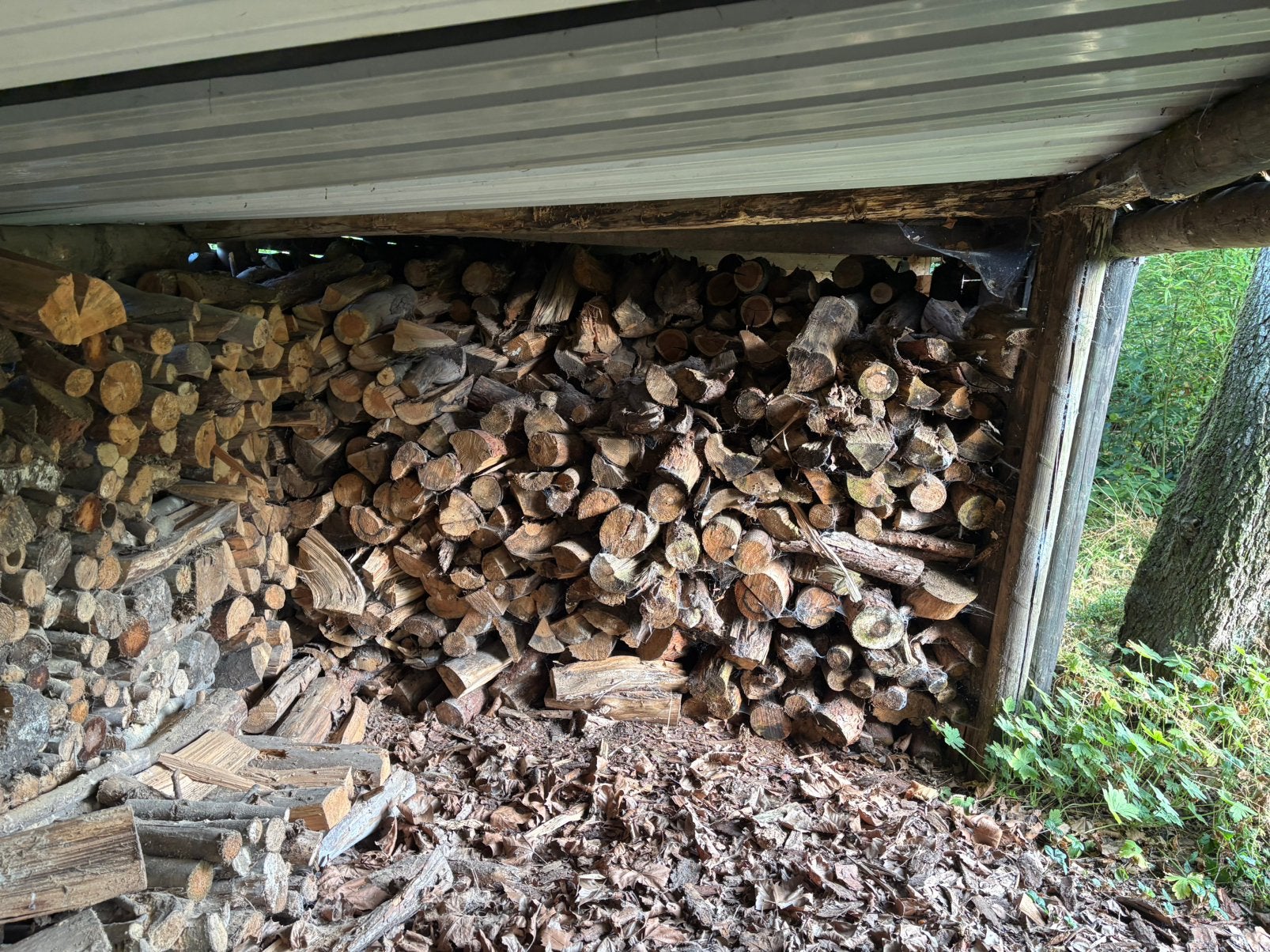 Grote partij brandhout 14 m³ – Droog haardhout, Tuin en Terras, Brandhout, Ophalen, Blokken
