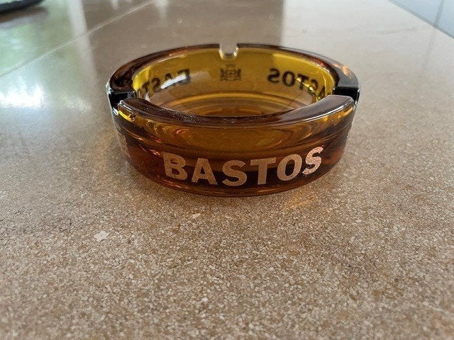 vintage asbak "bastos", Ophalen of Verzenden, Zo goed als nieuw, Asbak