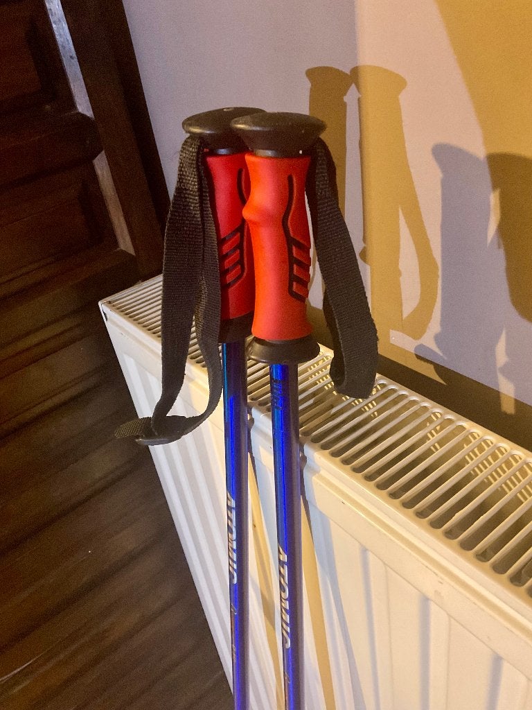 Atomic Skistokken 125cm - soft grip, Carving, Enlèvement, Utilisé, Atomic