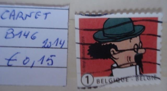 Belgique  [ B146 ] (O), Autre, 1 Autocollant, Affranchi, Envoi