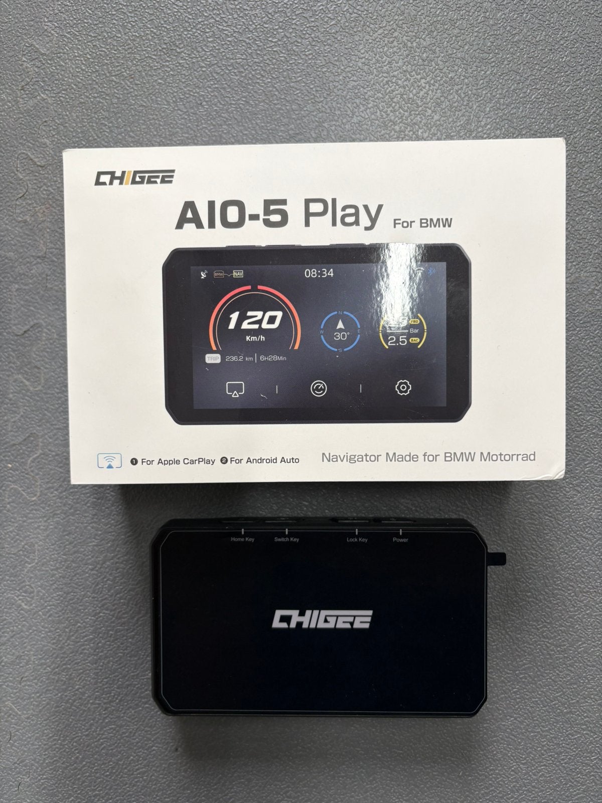 Chigee AIO-5 play BMW, Motoren, Ophalen of Verzenden, Zo goed als nieuw
