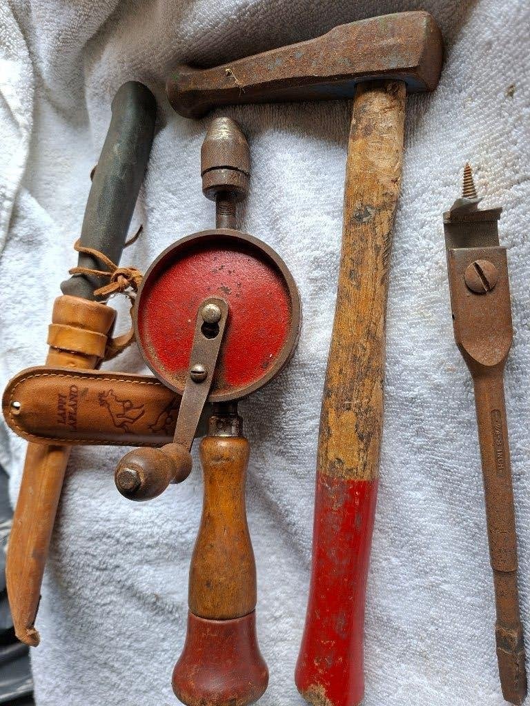 Lot Divers Gereedschap & Materialen, Antiek en Kunst, Antiek | Gereedschap en Instrumenten, Ophalen
