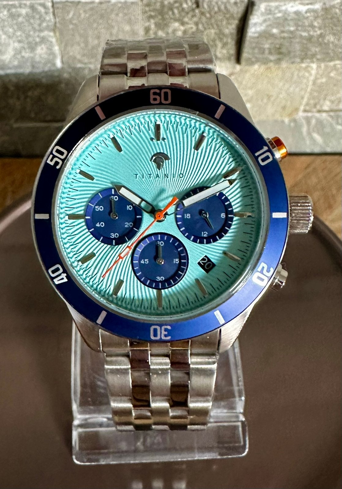 TITANIO AGRIPPA CHRONO VAUT499€ ! 💯%NOUVEAU !, Enlèvement ou Envoi, Neuf