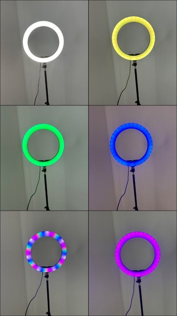 Led ringlicht met statief Foto Video Shoot, Ophalen, Zo goed als nieuw, Overige typen