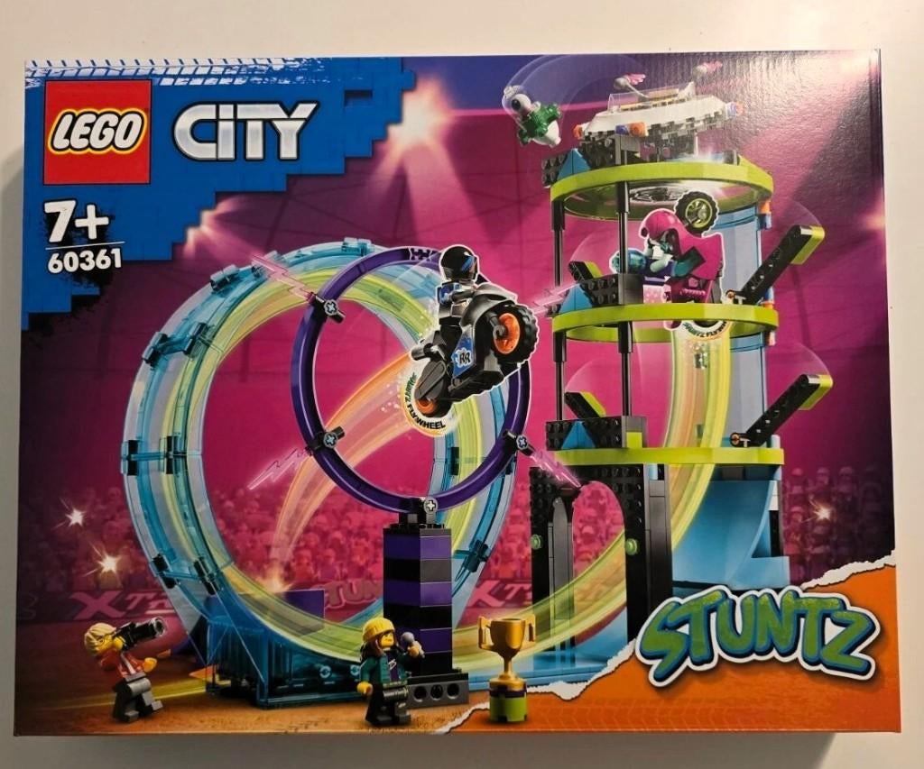 Lego 60361 Ultimate Stunt Riders Challenge gloednieuw, Ophalen of Verzenden, Nieuw, Complete set, Lego