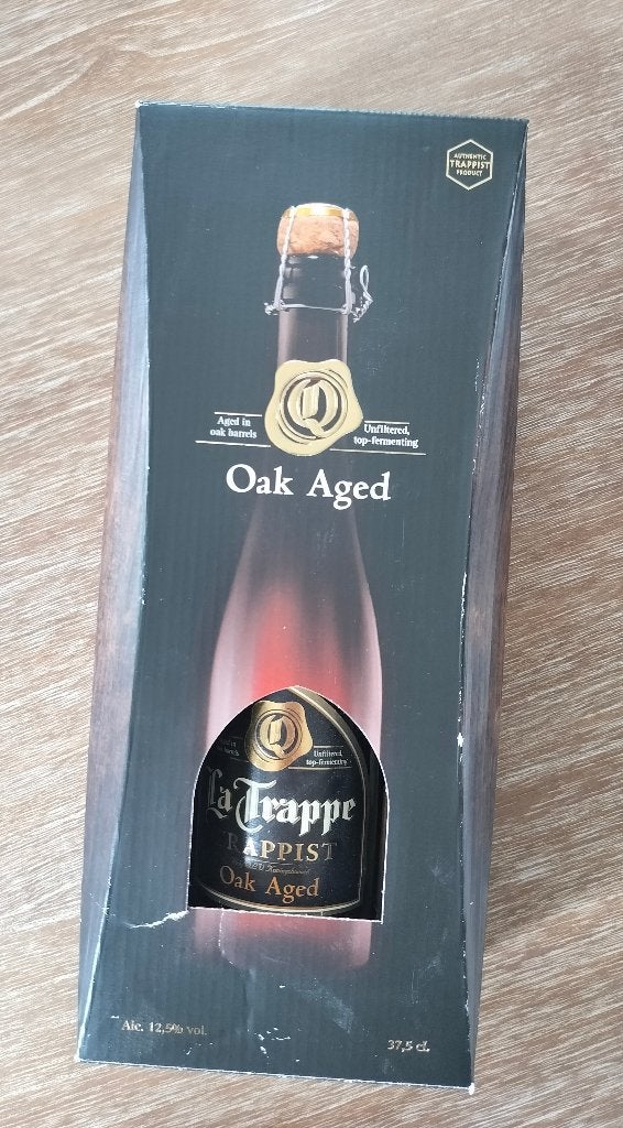 La Trappe Quadrupel Oak Aged Batch 50 – Jubileum (sealed!), Ophalen, Zo goed als nieuw, Flesje(s), La Trappe