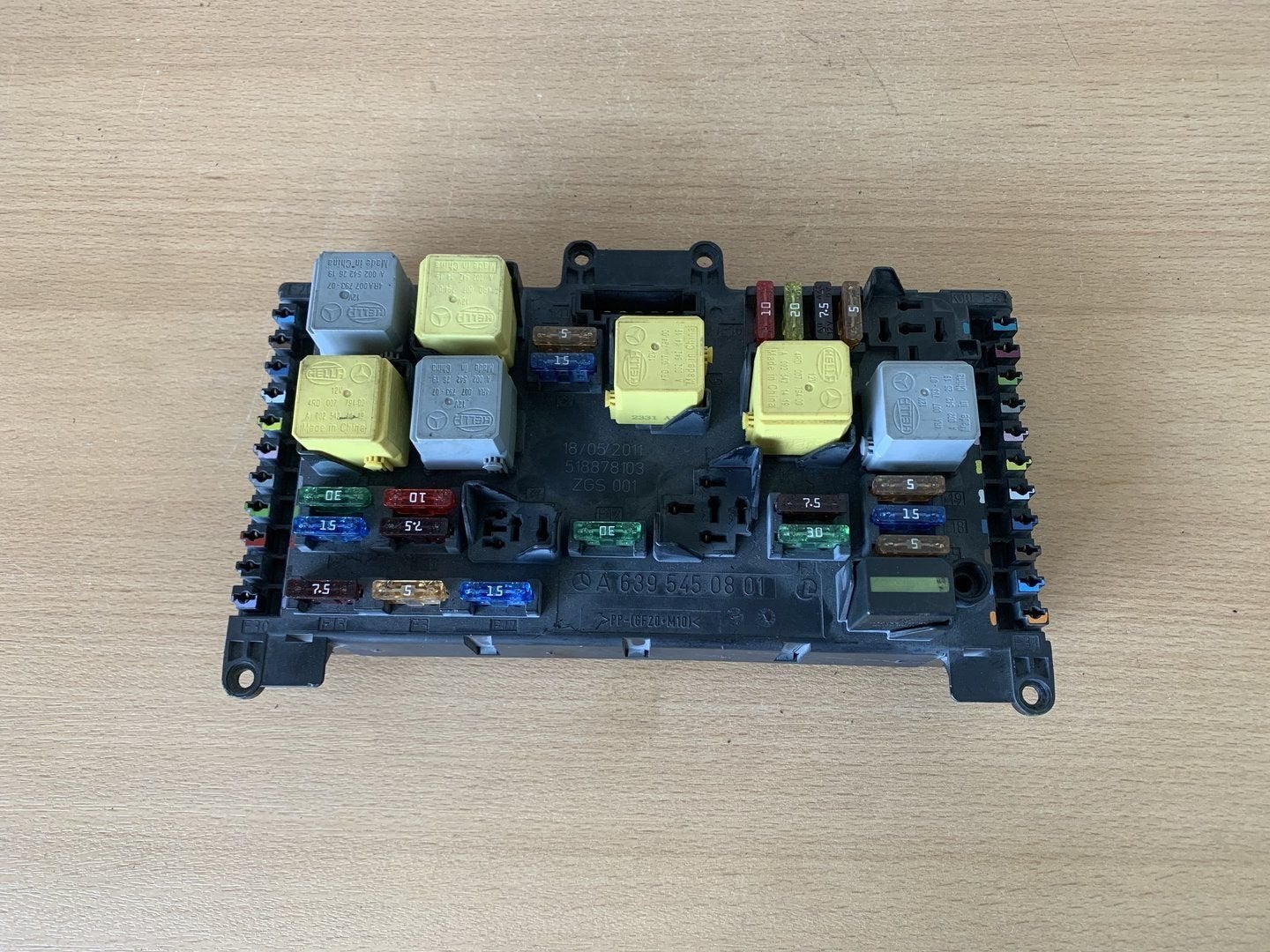 zekeringkast mercedes vito W639 2003 tot 2014 A6395450801, Utilisé, -, -, Enlèvement ou Envoi