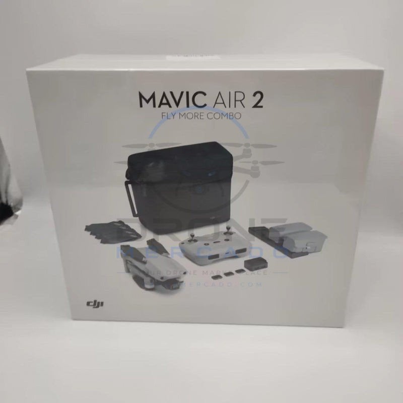 DJI Air 2 Fly More Combo Gloednieuw, 250 tot 900 gram, 30 tot 45 minuten, Cameradrone, 5 tot 10 kilometer