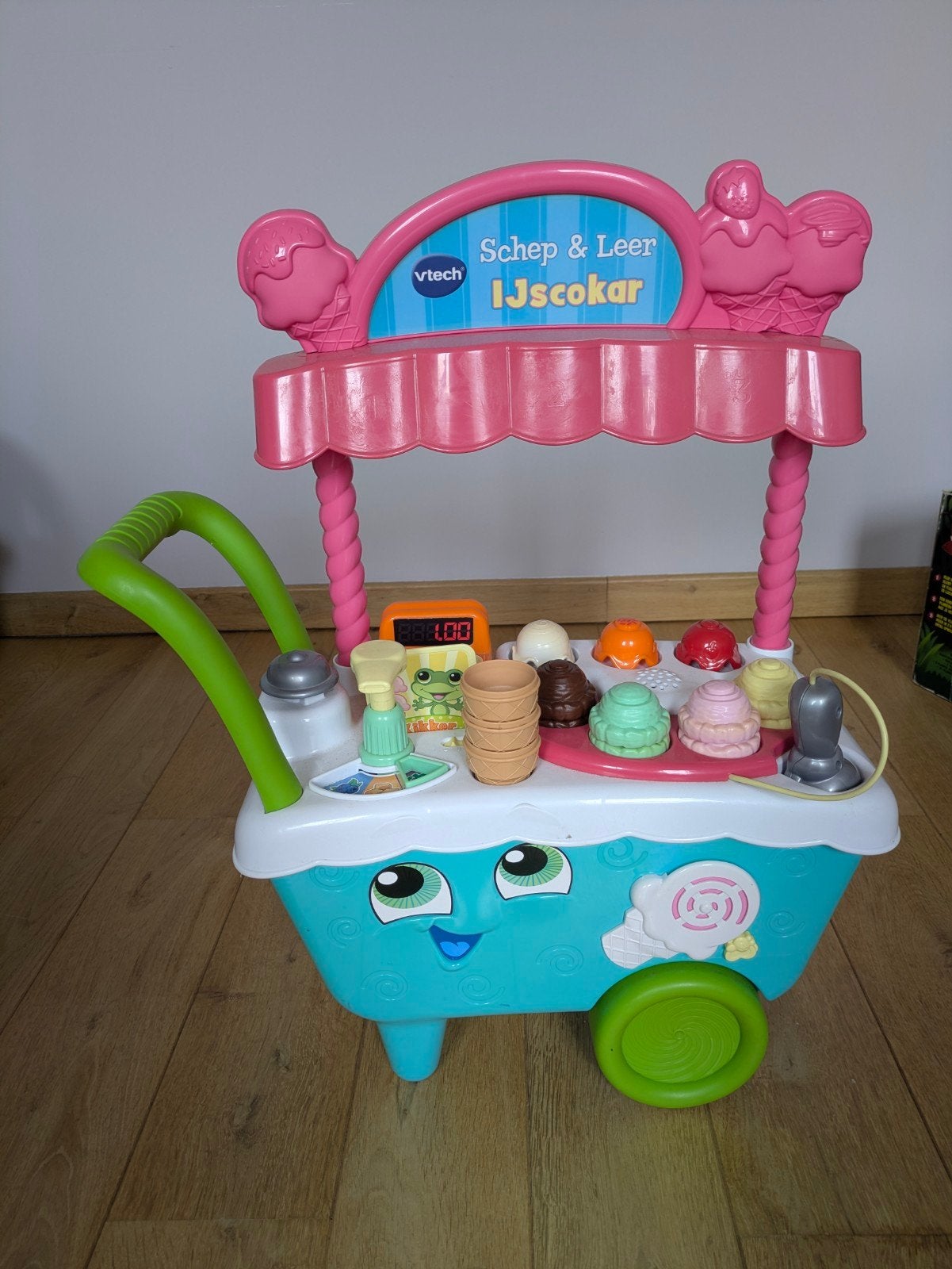 VTech  schep en leer ijscokar, Kinderen en Baby's, Ophalen