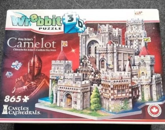 Wrebbit 3D Puzzel - King Arthur's Camelot, Hobby en Vrije tijd, Denksport en Puzzels, Ophalen, 500 t/m 1500 stukjes, Nieuw, Rubik's of 3D-puzzel