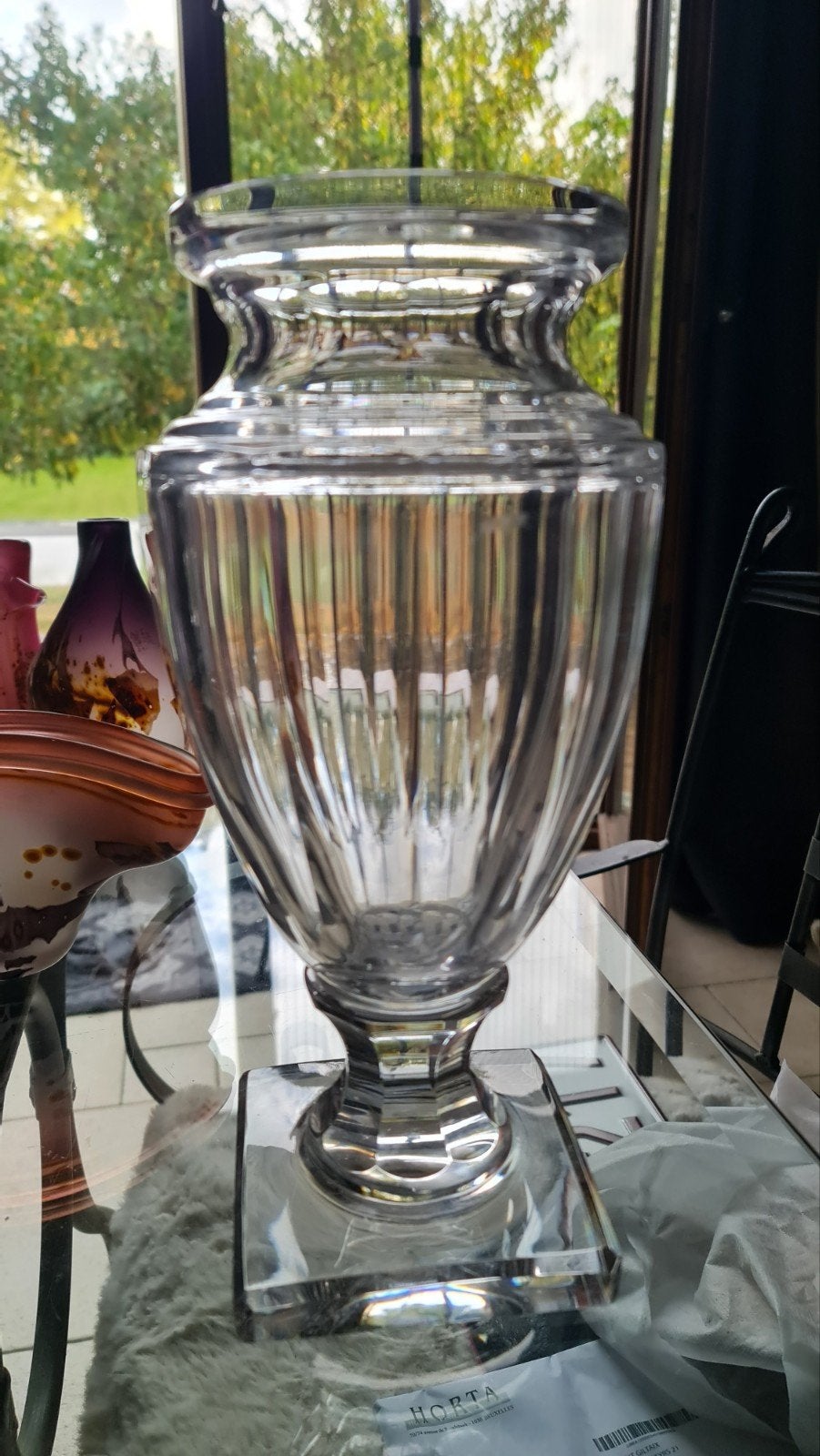 val saint Lambert vase, Antiquités & Art, Enlèvement