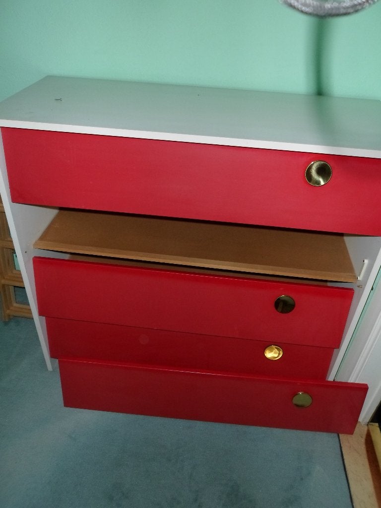 Vintage schoenenkastje, Ophalen
