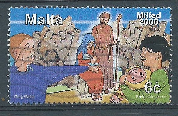 MALTA, Ophalen of Verzenden, Malta, Gestempeld