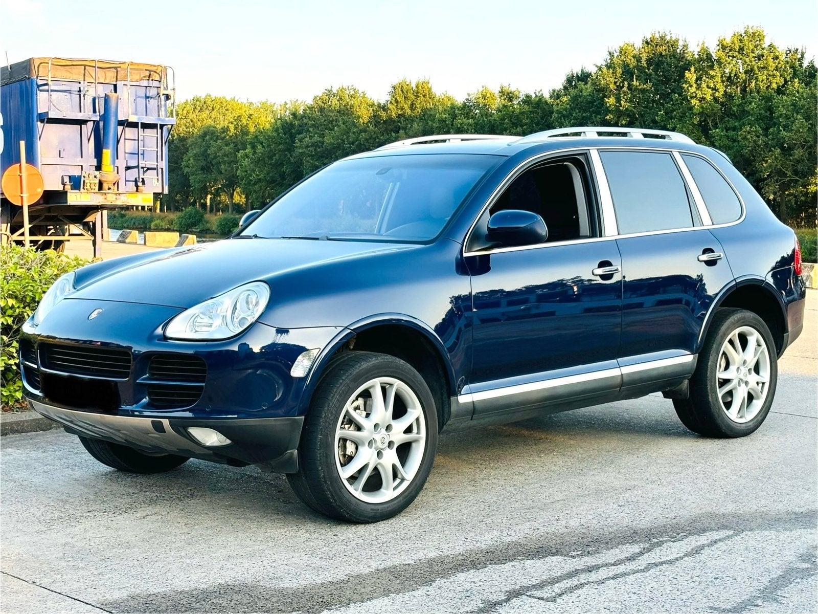 PORSCHE CAYENNE 4.5S V8 340PK LICHTE VRACHT 150€ TAX, Autos, Porsche, Cuir, Achat, Noir, 5 portes