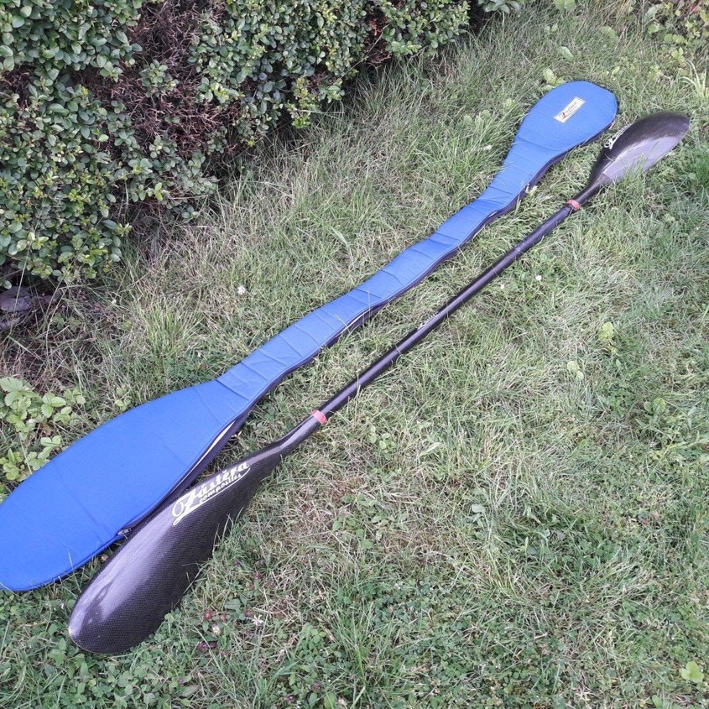 Zastera wing Burton carbon peddeltje, Watersport en Boten, Ophalen, Gebruikt, Dubbelbladige peddel